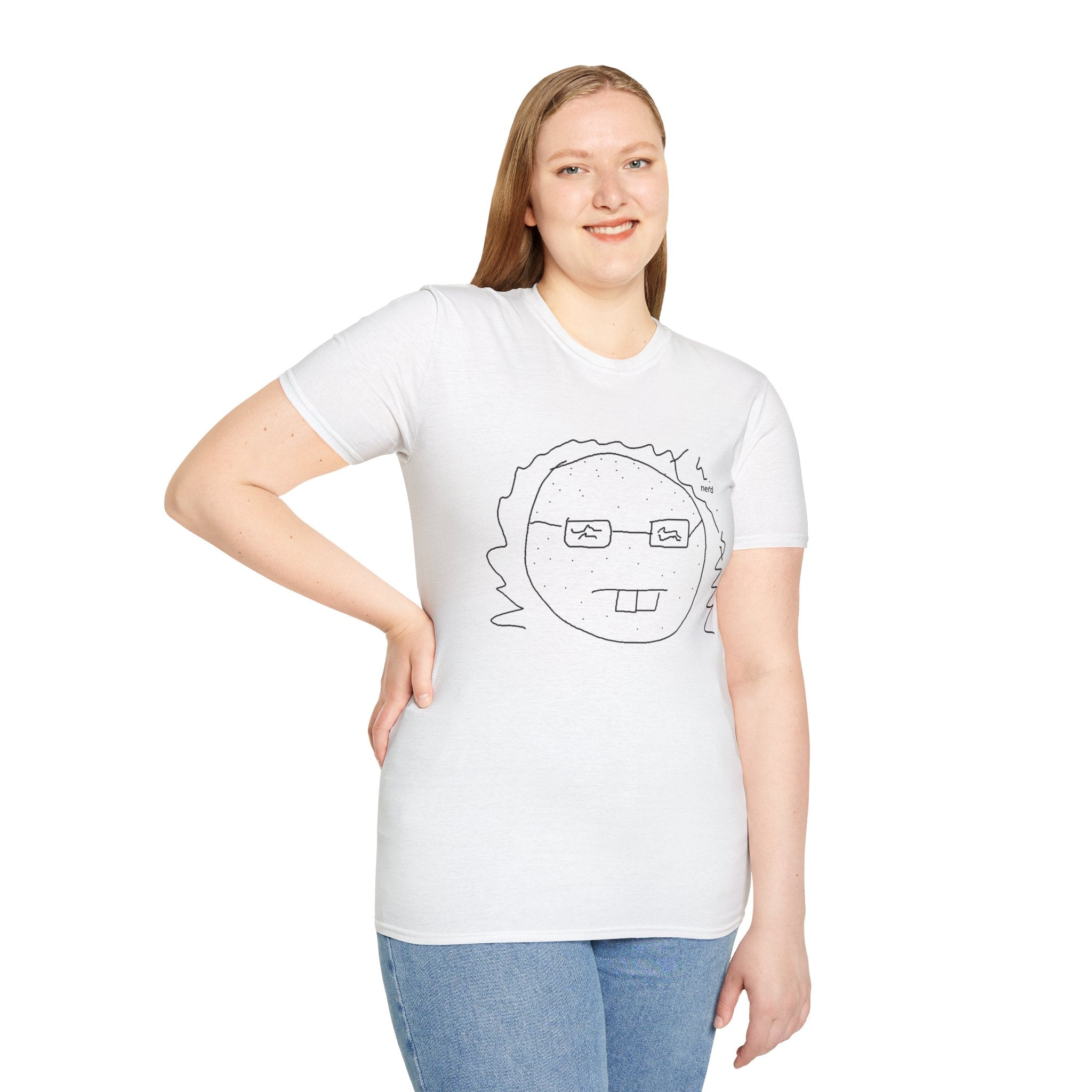 Cute Nerd Doodle T-Shirt