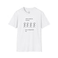 AI Humour T-Shirt — "shirts made by humans / your ai slop bores me"