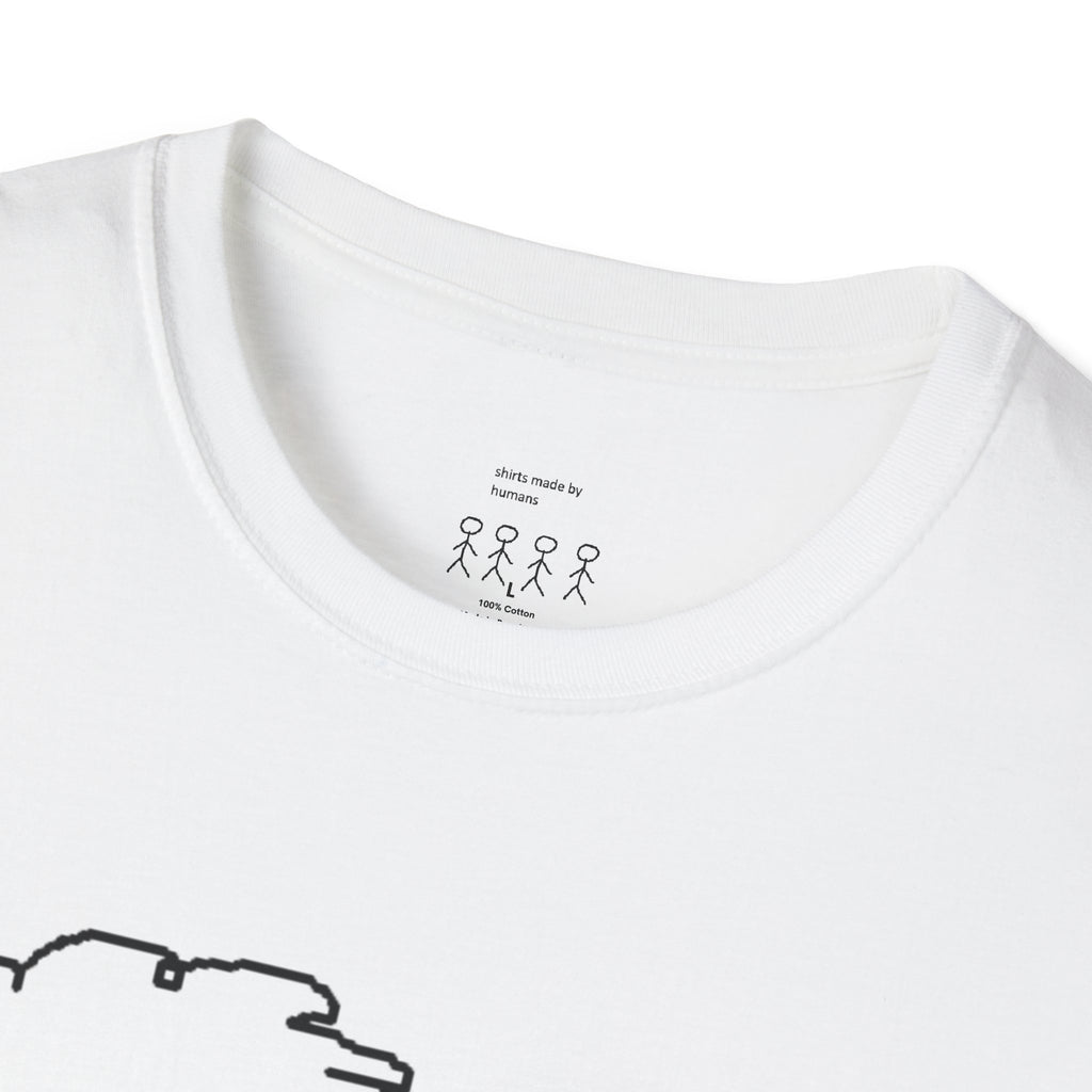 Ugly Tree Graphic T-Shirt — Minimalist Cute Tree Illustration