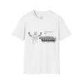 Chatbot Robot Graphic T-Shirt — "If U Use AI You're Bad" Funny Tech Humor Tee