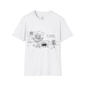 Flower Comic T‑Shirt — “he... finally did it. im so proud...” Cute Dark Humor Graphic Tee