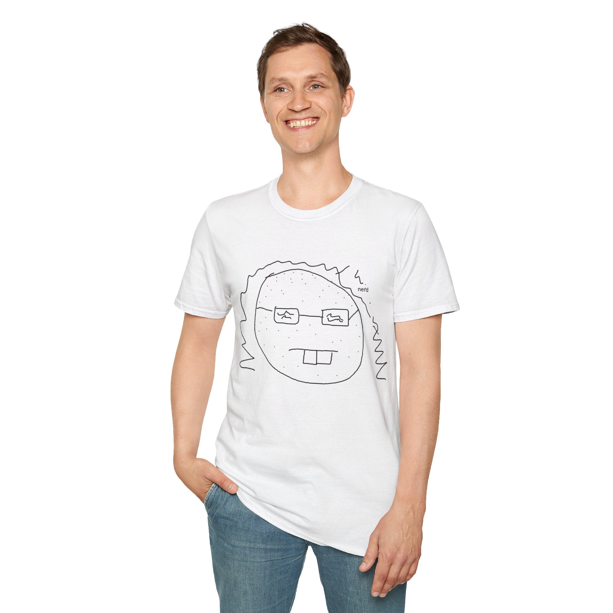 Cute Nerd Doodle T-Shirt